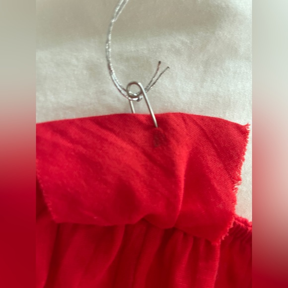 Loup Charmont 🍒☀️ Red Flowy Organic Cotton Backless
Miami Midi Dress in Medium - Picture 9 of 9